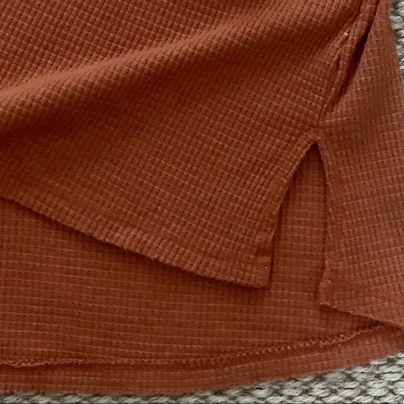 NWOT Anthropologie T. la Nadia Waffle Knit Top XS - Picture 4 of 6